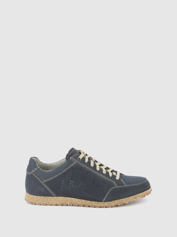 Sapatos com Atacadores em Azul